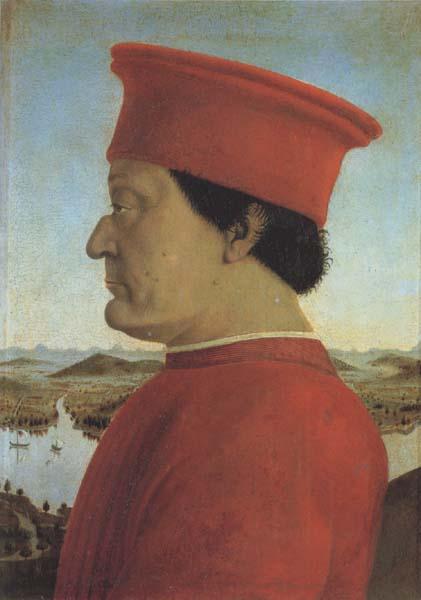 Piero della Francesca Federigo da Montefeltro and his Wife Battista Sforza (mk45) Sweden oil painting art